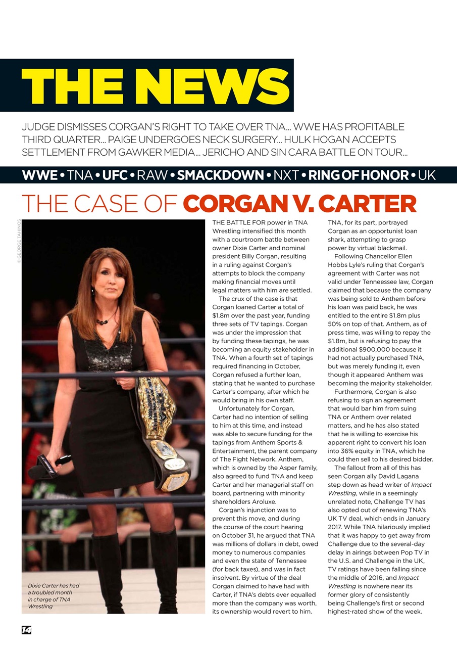 Wrestletalk Magazine Preview Pages