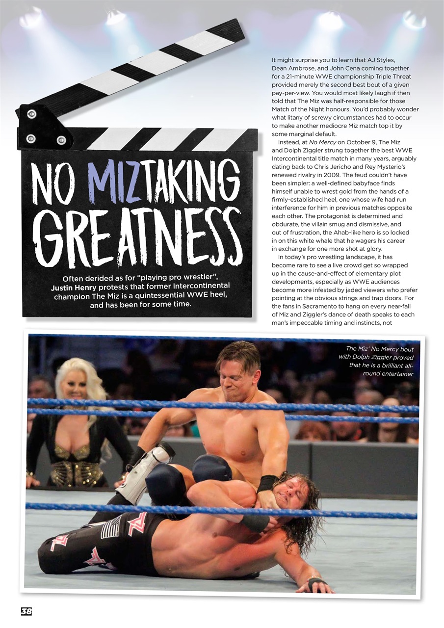 Wrestletalk Magazine Preview Pages