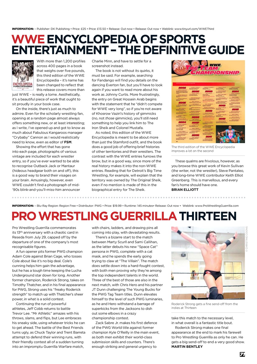 Wrestletalk Magazine Preview Pages