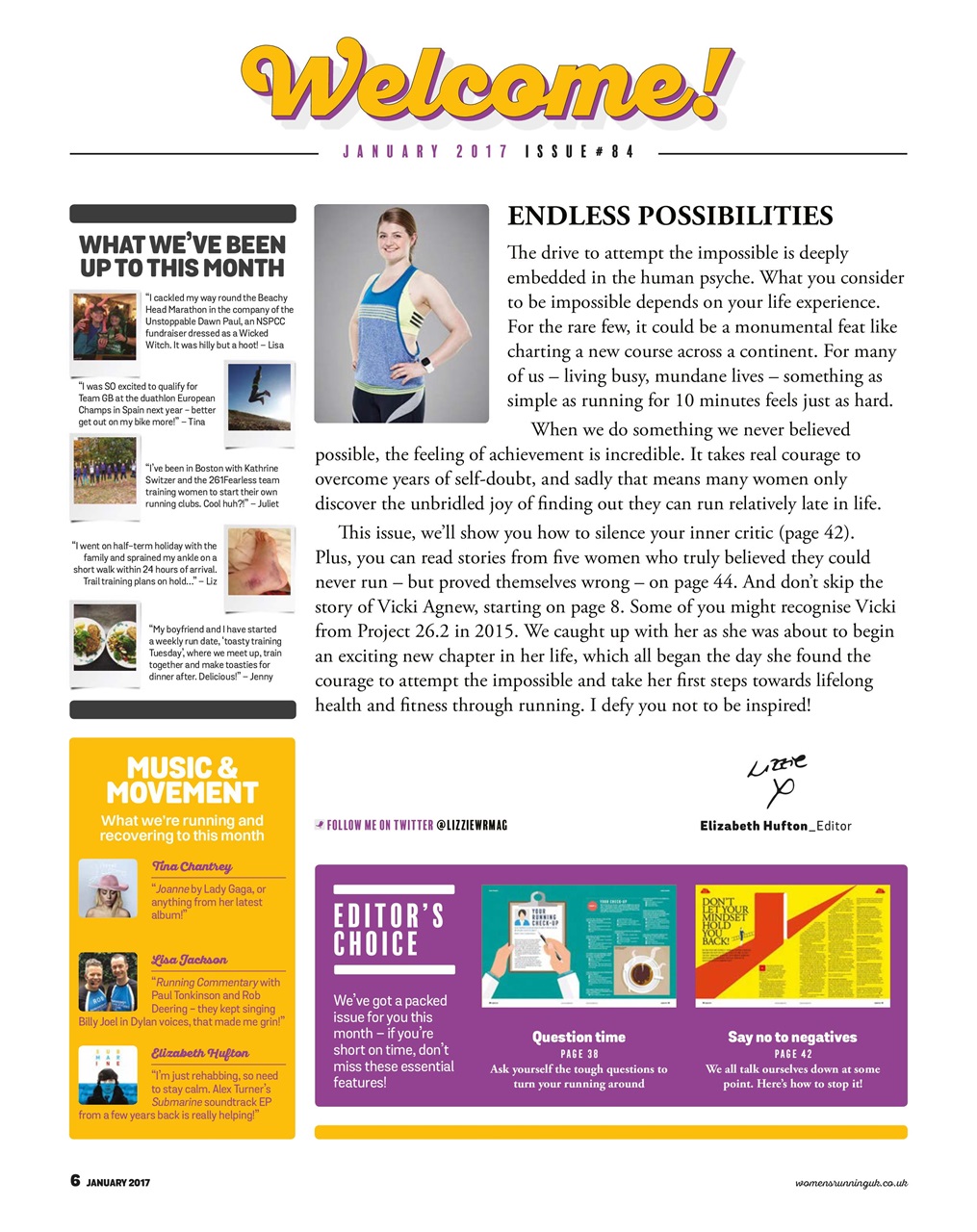 Women’s Running Preview Pages