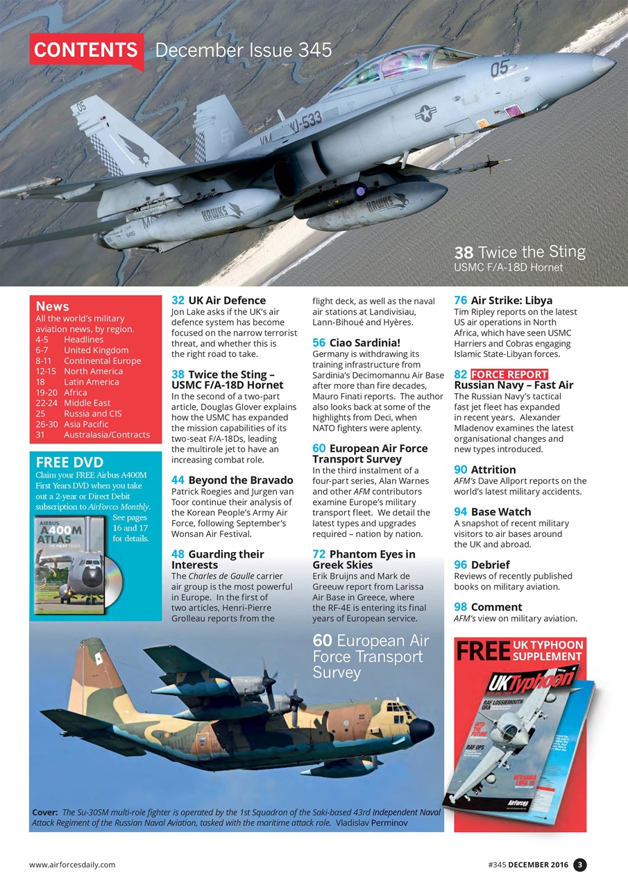 AirForces Monthly Preview Pages