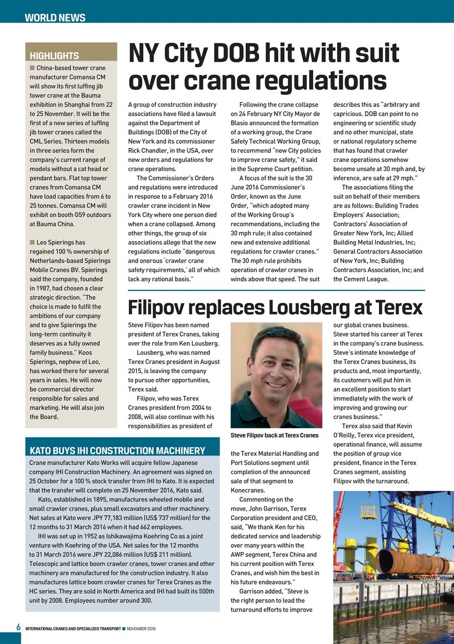 Int. Cranes and Specialized Transp Preview Pages