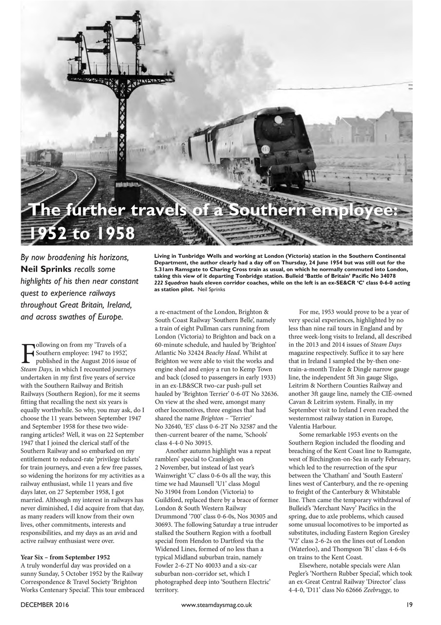 Steam Days Preview Pages