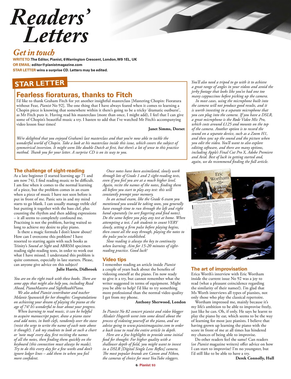 Pianist Preview Pages