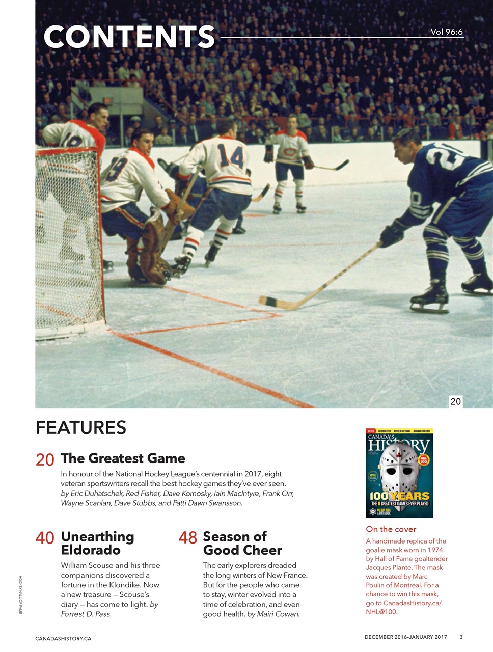 Canada's History Preview Pages