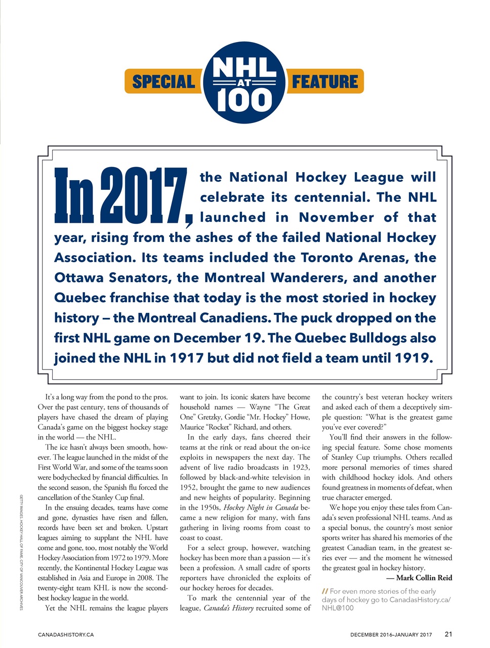Canada's History Preview Pages