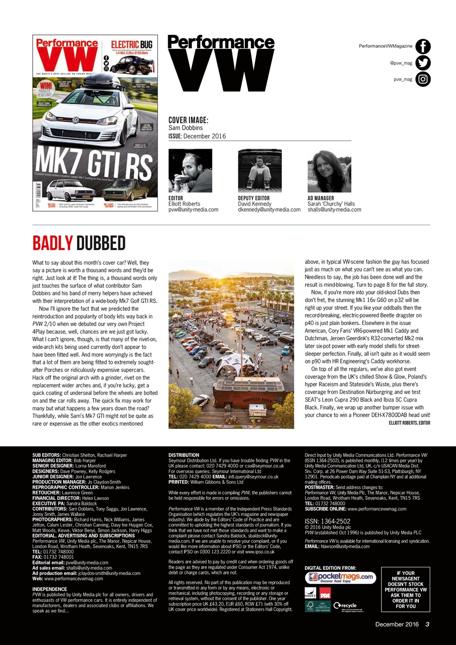 Performance VW Preview Pages