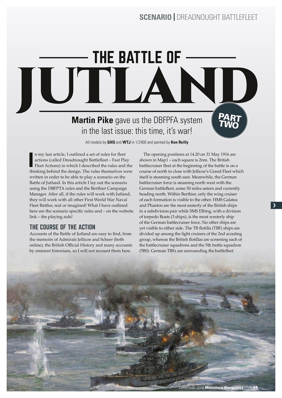 Miniature Wargames Preview Pages