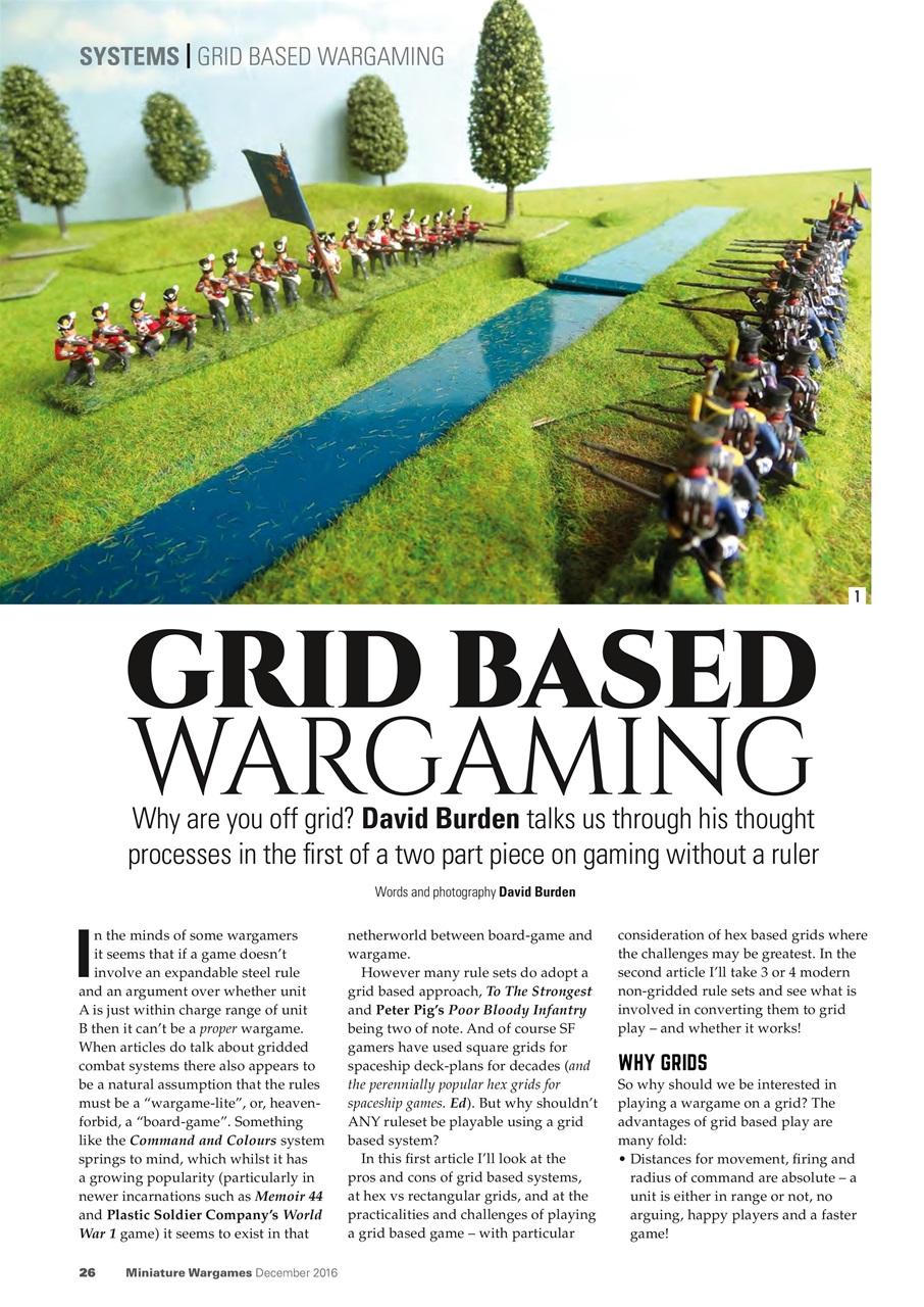 Miniature Wargames Preview Pages