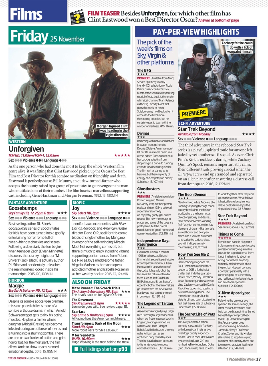 TV & Satellite Week Preview Pages