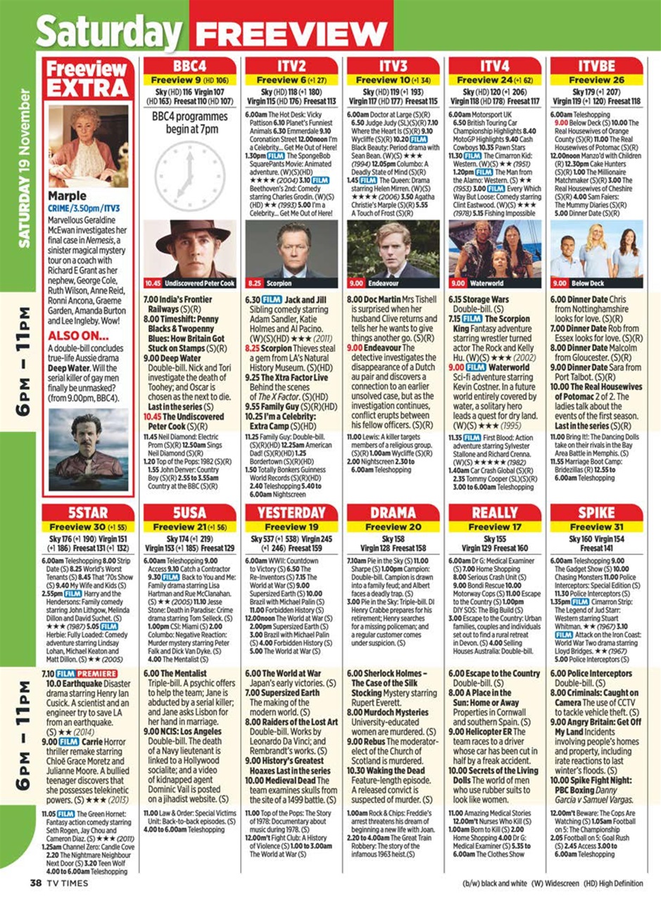 TV Times Preview Pages