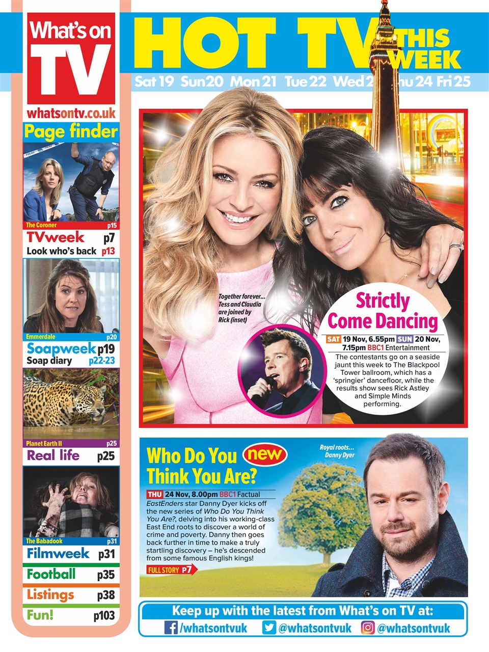 What's on TV Preview Pages