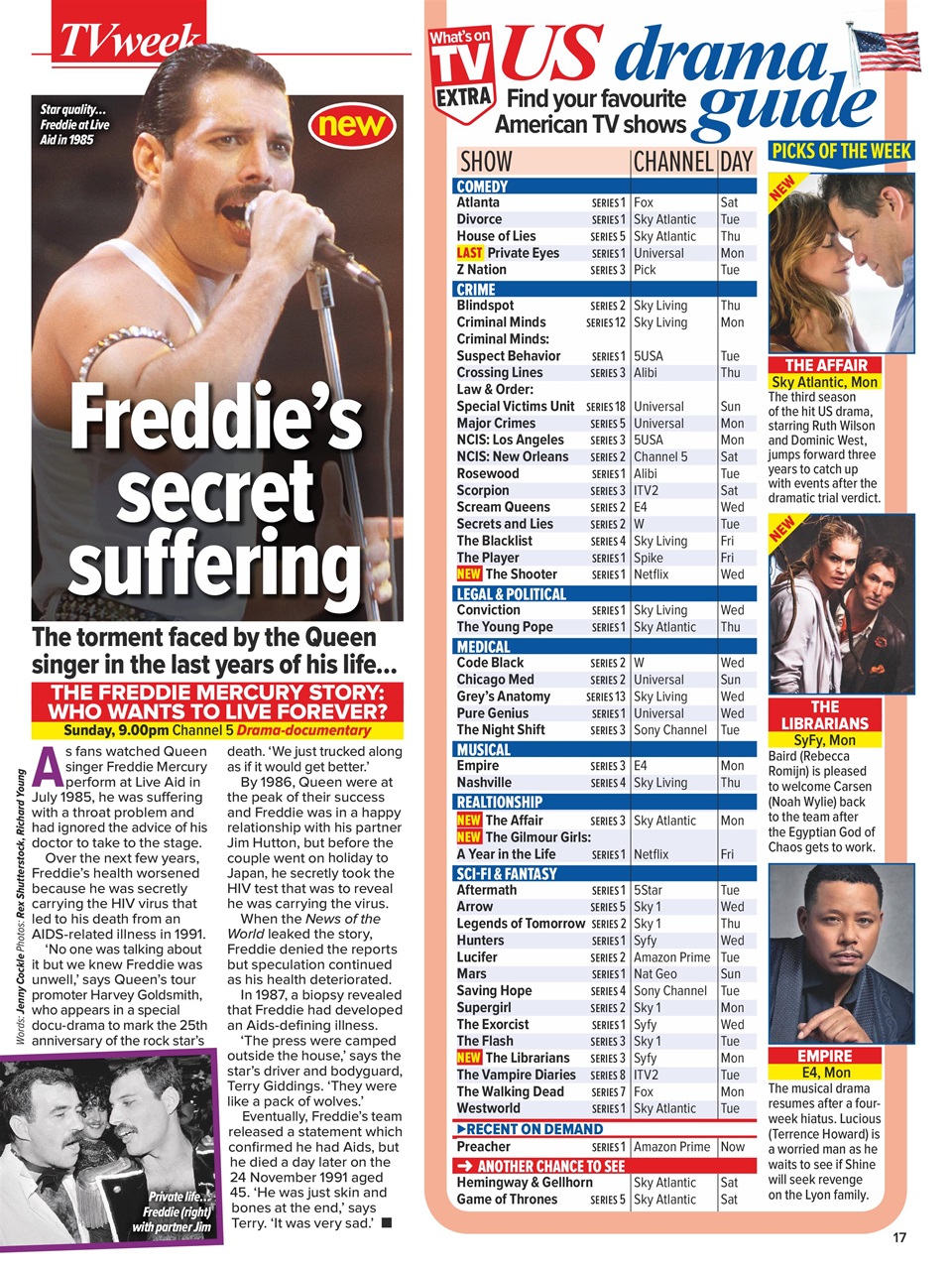 What's on TV Preview Pages