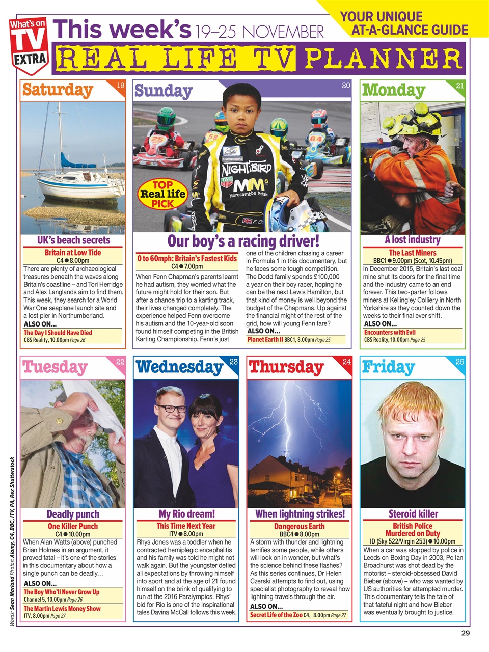 What's on TV Preview Pages