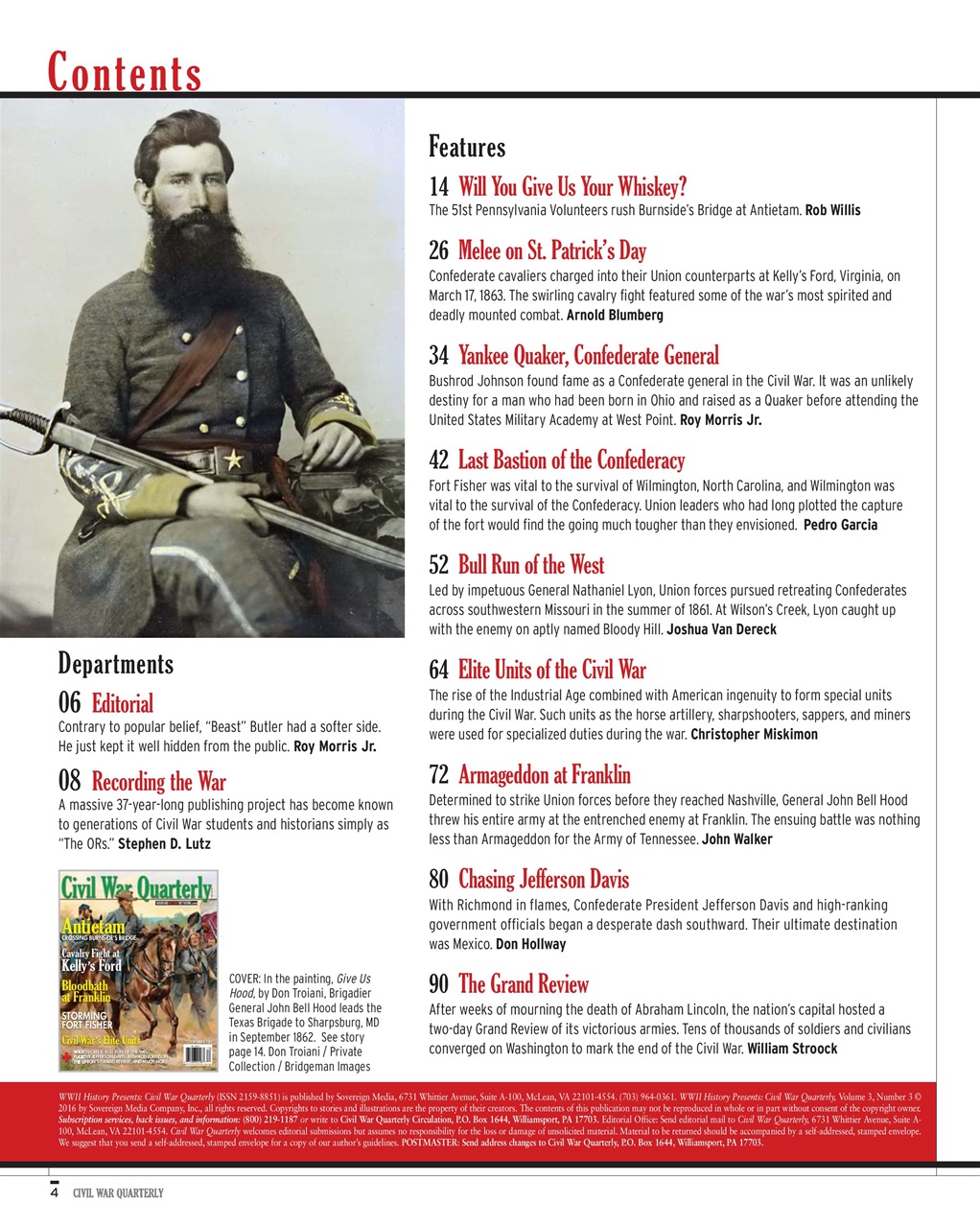 Civil War Quarterly Preview Pages