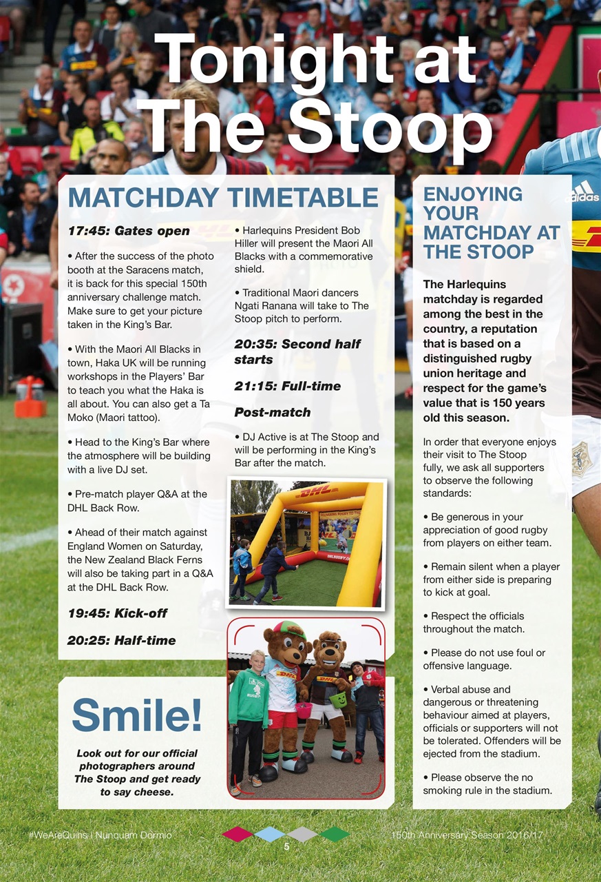 Harlequins Preview Pages