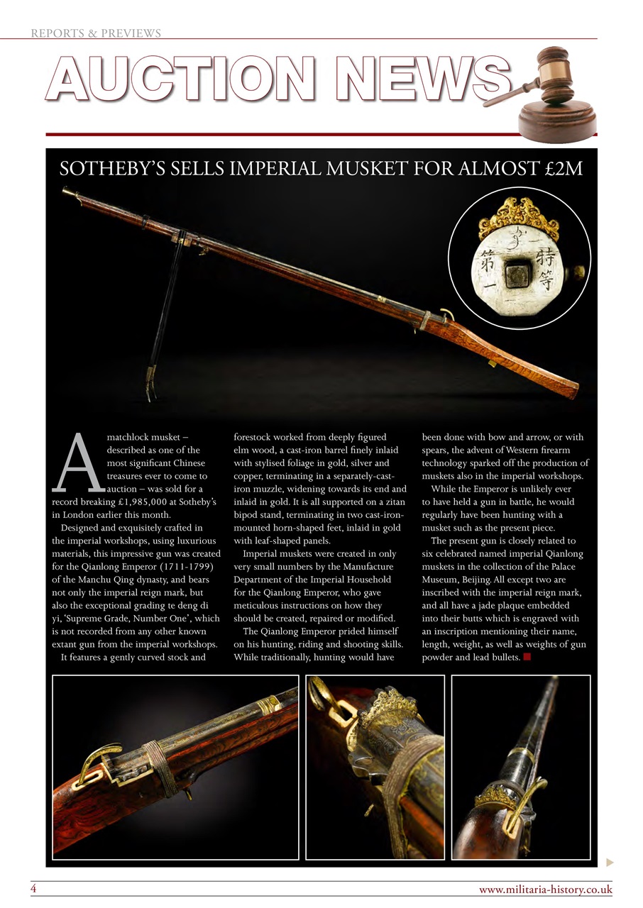 Classic Arms & Militaria Preview Pages