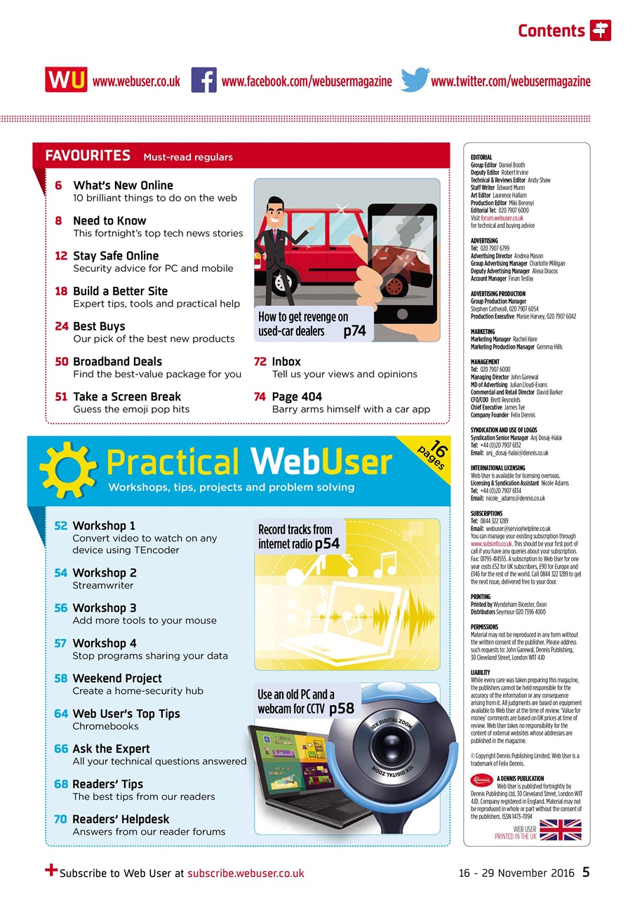 Webuser Preview Pages