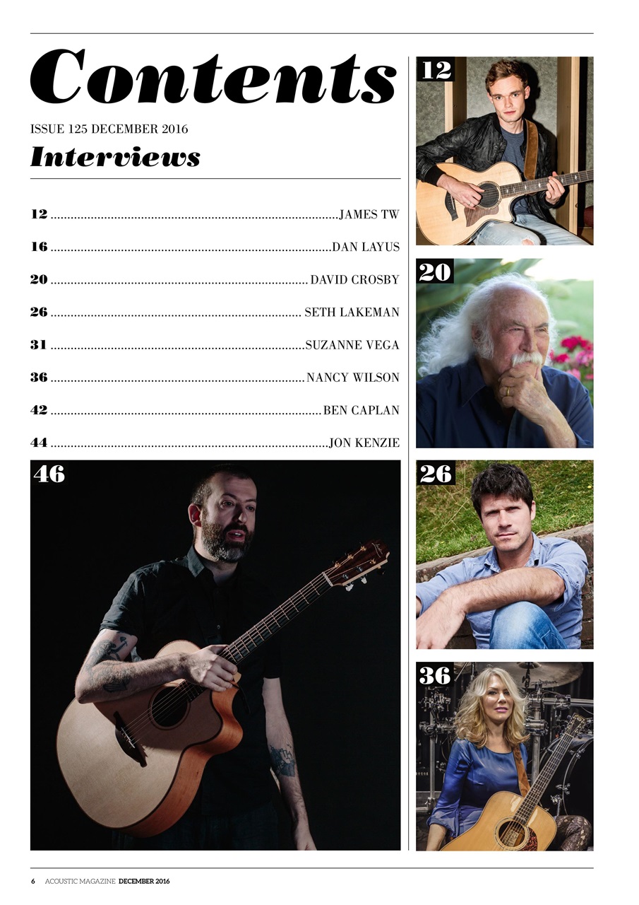 Acoustic Preview Pages