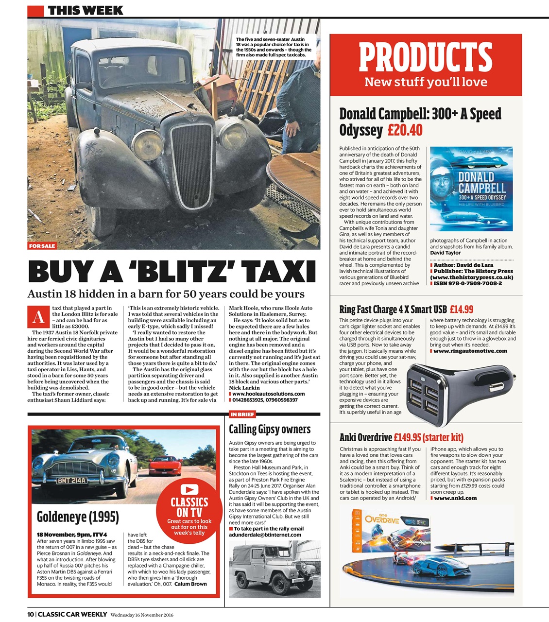Classic Car Weekly Preview Pages
