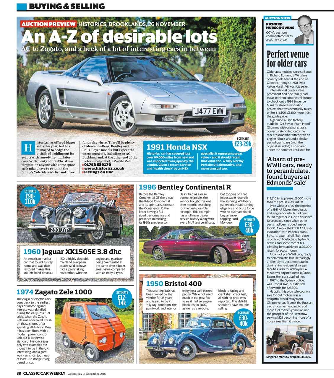 Classic Car Weekly Preview Pages
