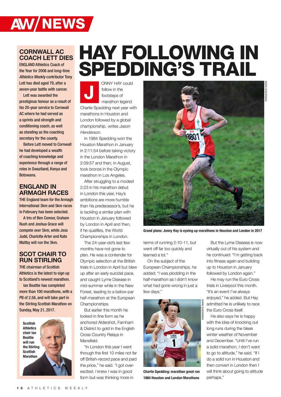 AW – Athletics Weekly Magazine Preview Pages