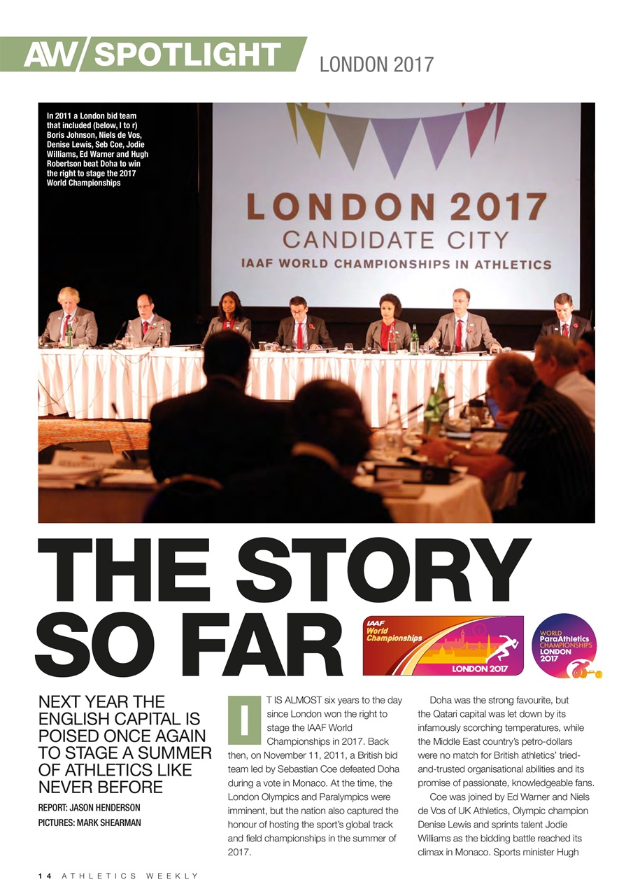 AW – Athletics Weekly Magazine Preview Pages