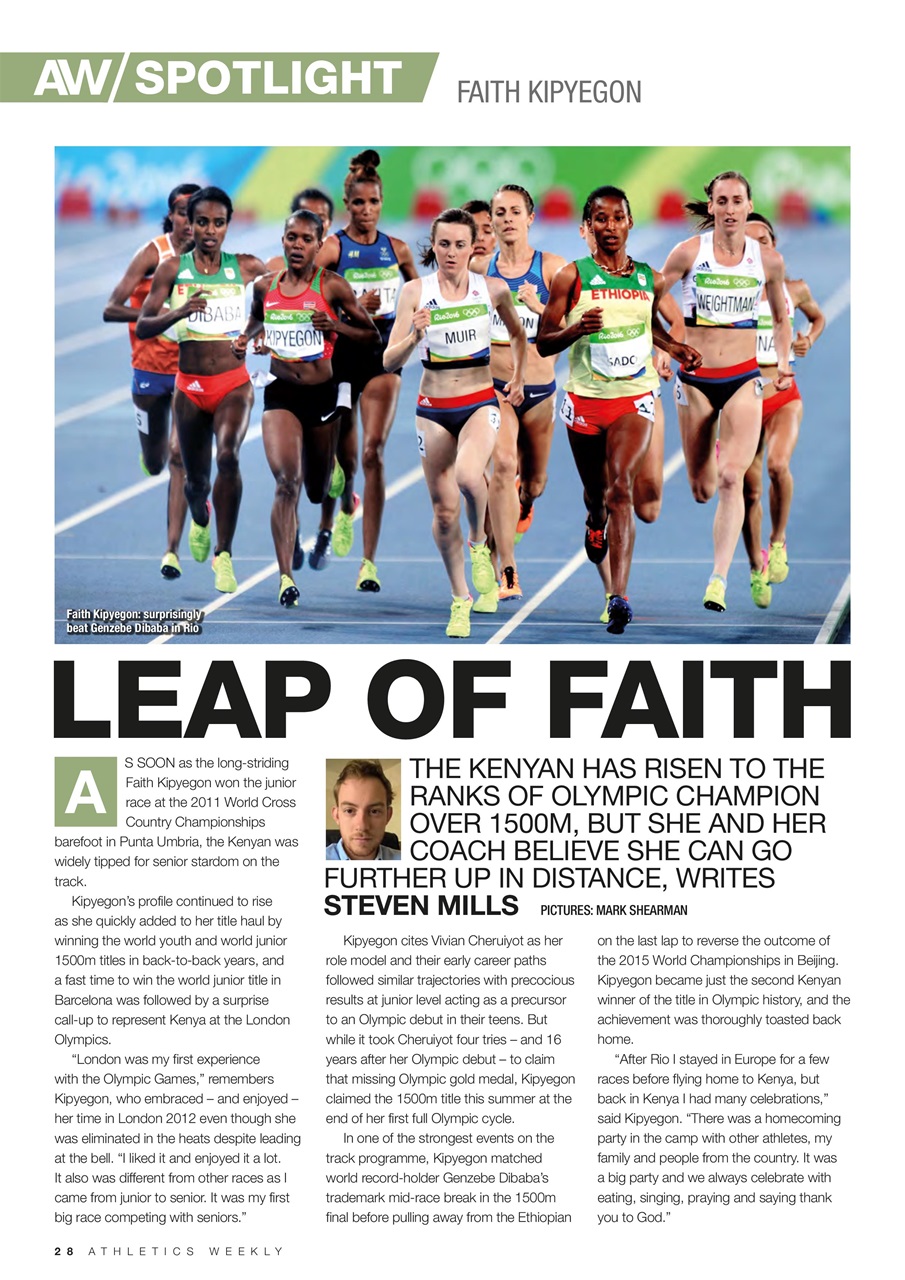 AW – Athletics Weekly Magazine Preview Pages