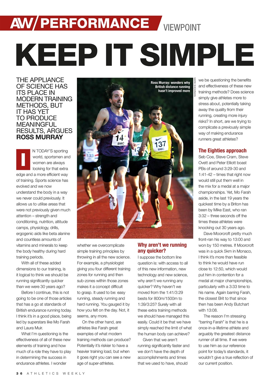 AW – Athletics Weekly Magazine Preview Pages