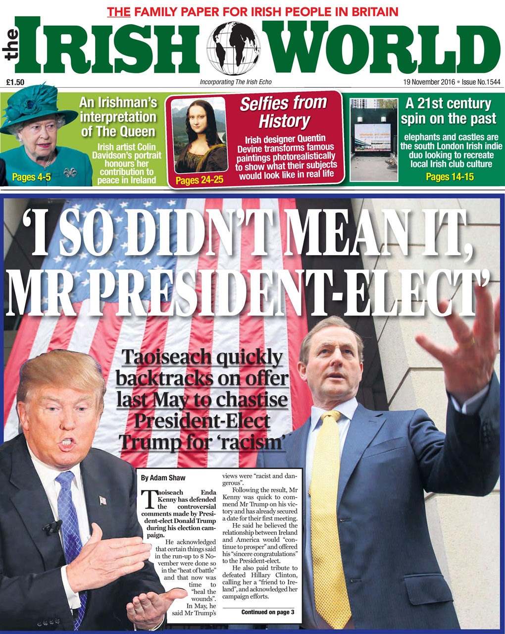 Irish World Preview Pages