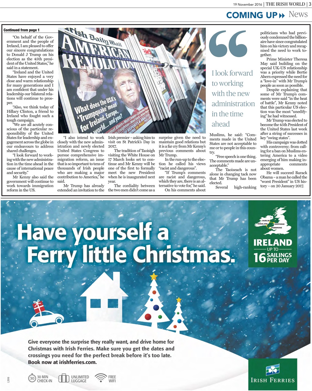 Irish World Preview Pages