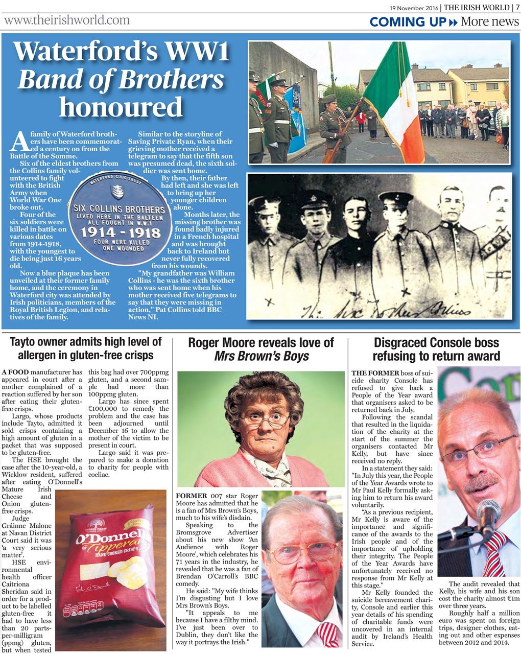 Irish World Preview Pages