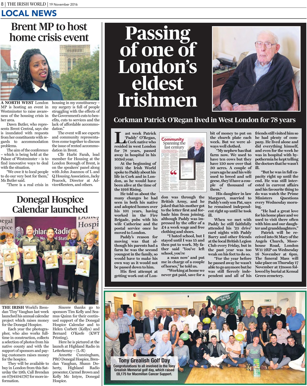 Irish World Preview Pages