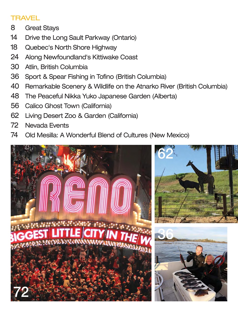 Snowbirds & RV Travelers Preview Pages