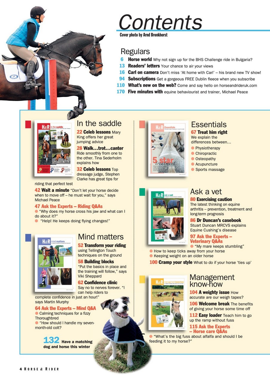 Horse&Rider Magazine - UK equestrian magazine for Horse and Rider Preview Pages