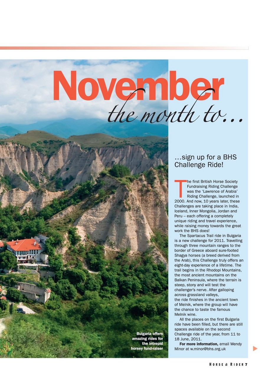 Horse&Rider Magazine - UK equestrian magazine for Horse and Rider Preview Pages