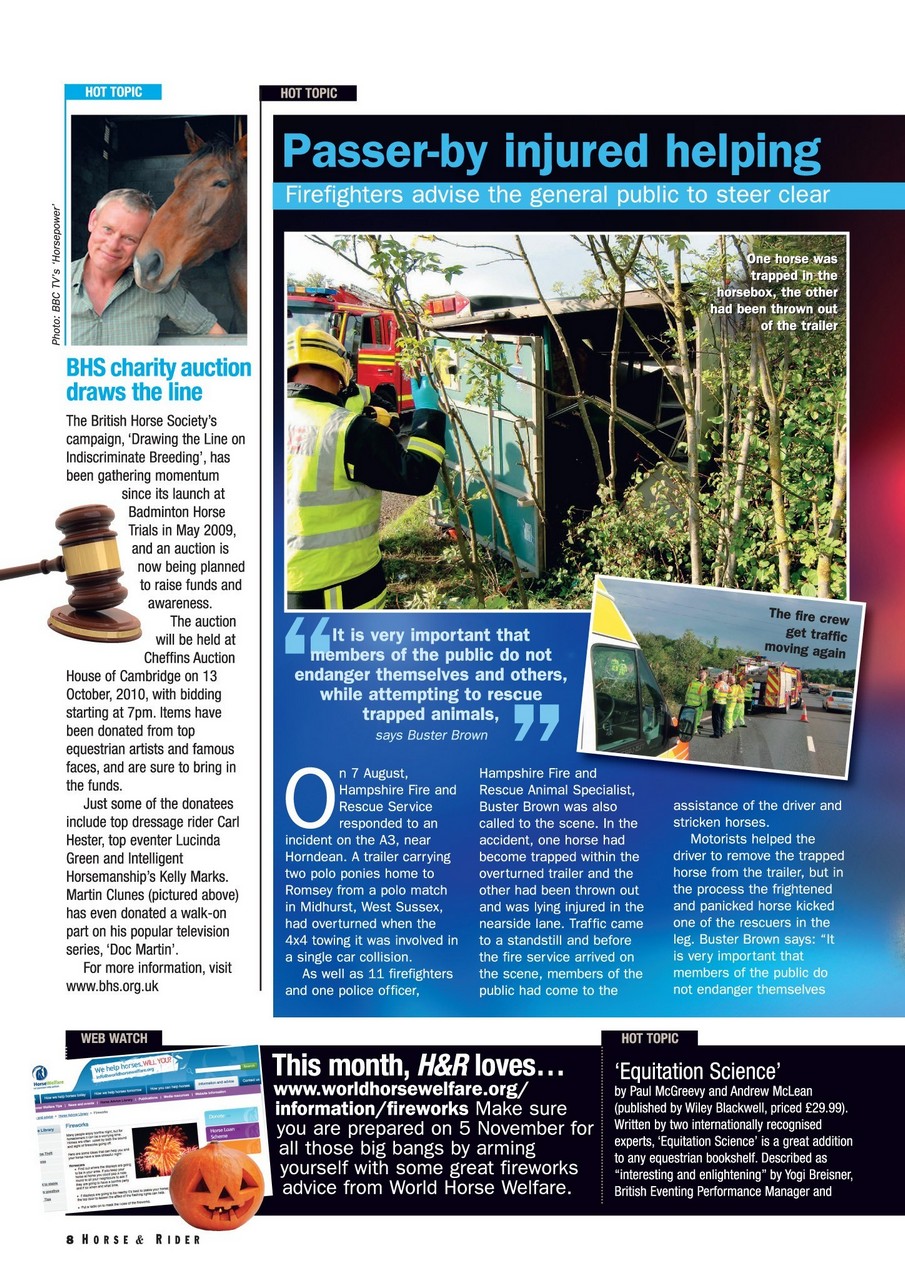 Horse&Rider Magazine - UK equestrian magazine for Horse and Rider Preview Pages