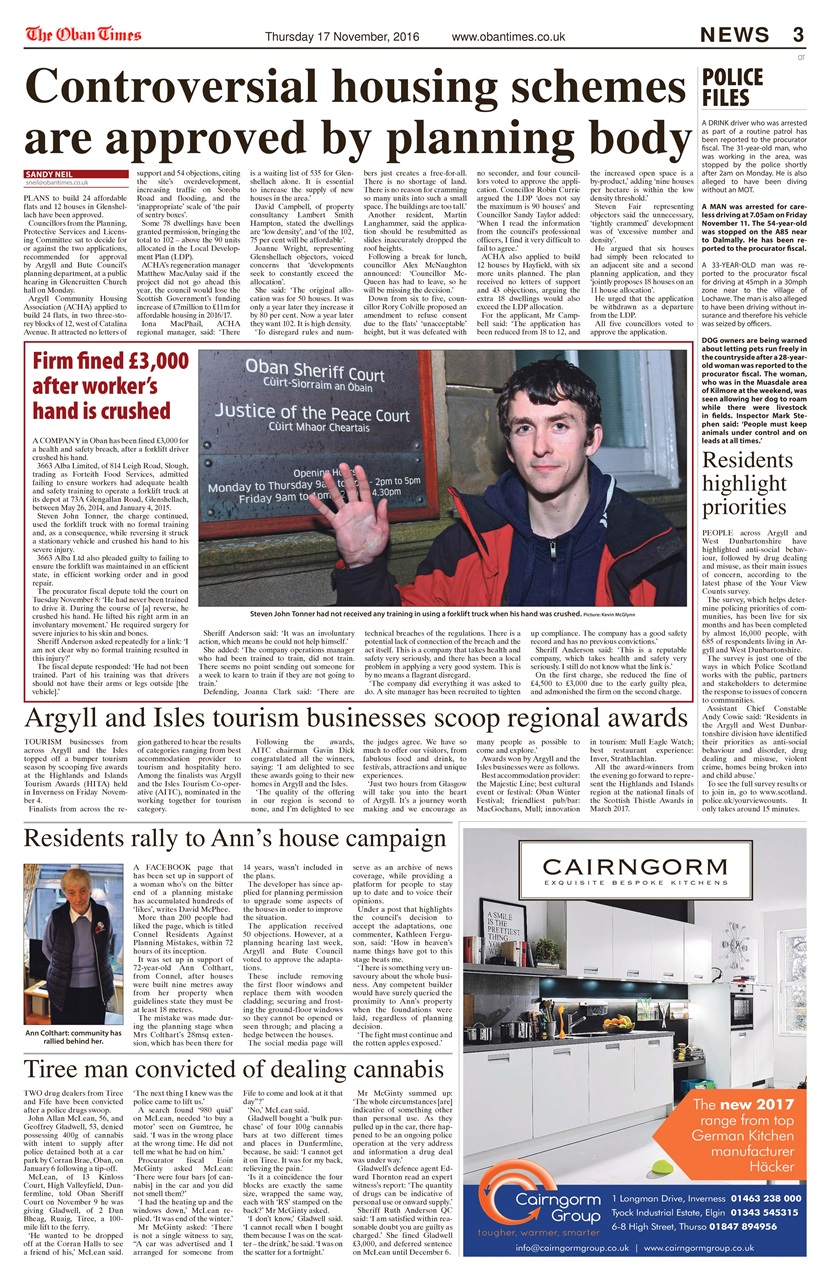 The Oban Times & Lochaber Times Preview Pages