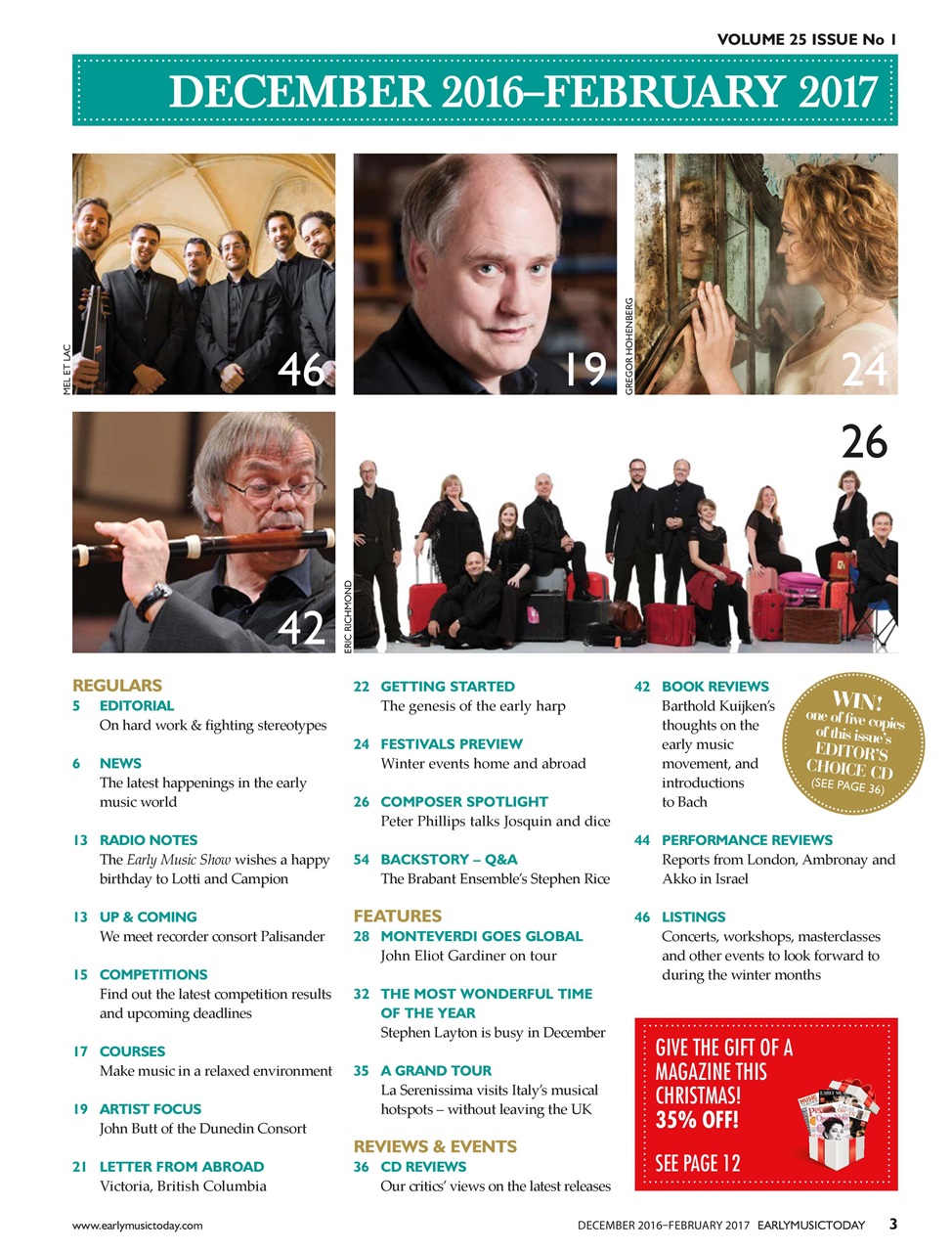 Early Music Today Preview Pages