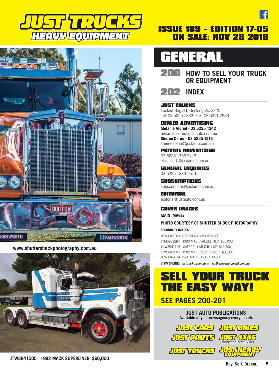 JUST TRUCKS Preview Pages