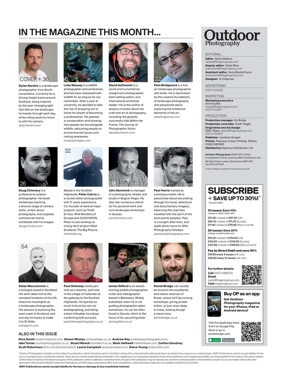 Outdoor Photography Preview Pages