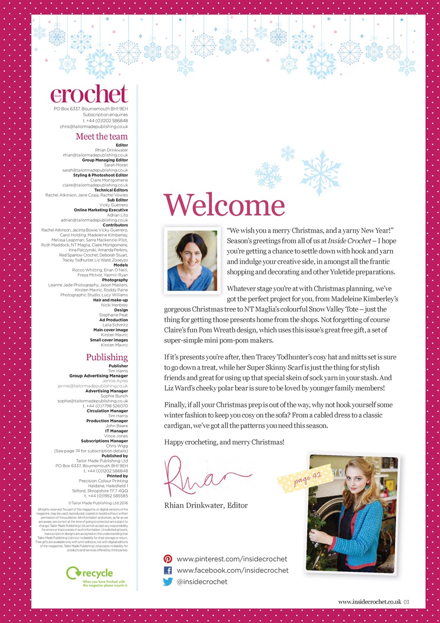 Inside Crochet Preview Pages