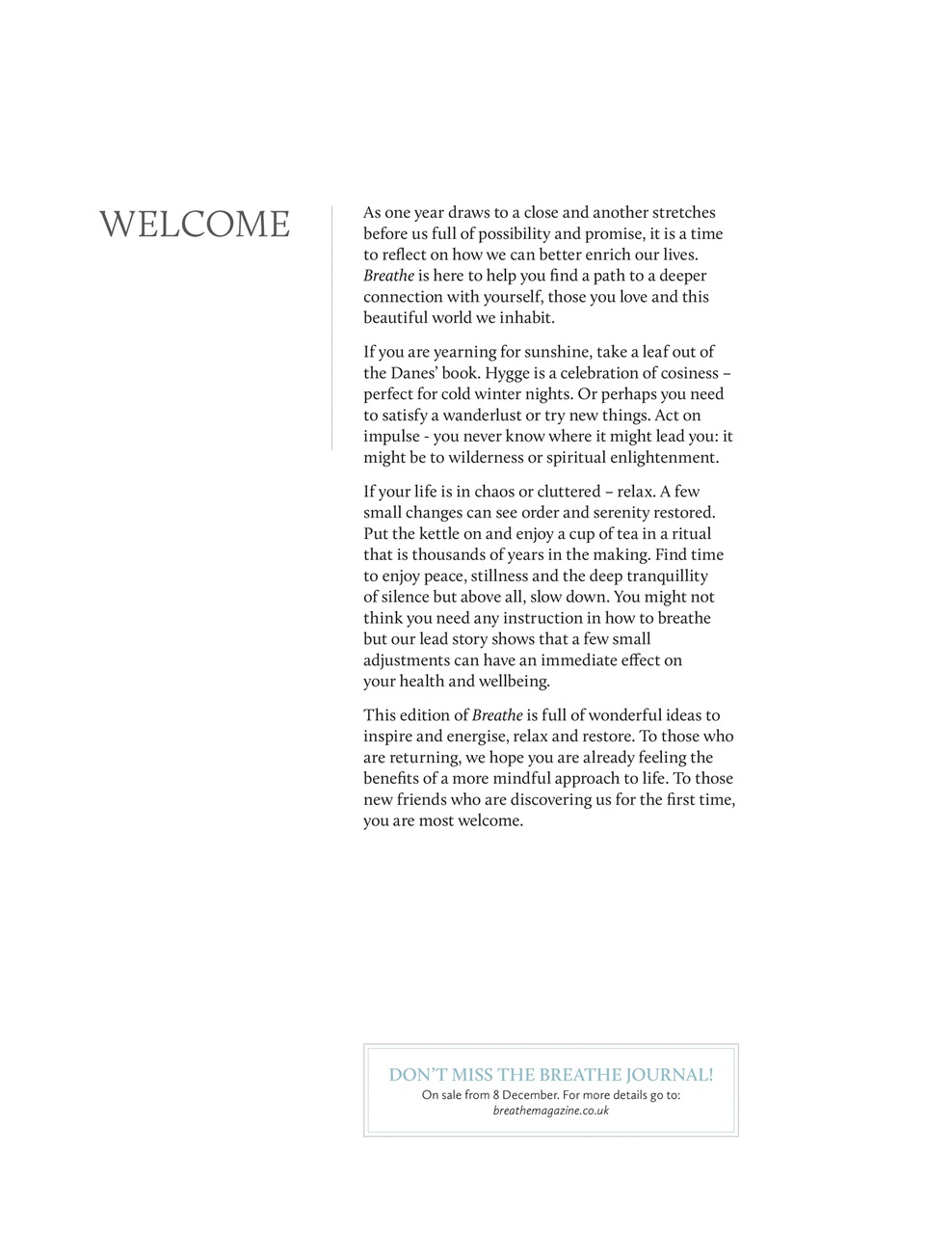 Breathe Preview Pages