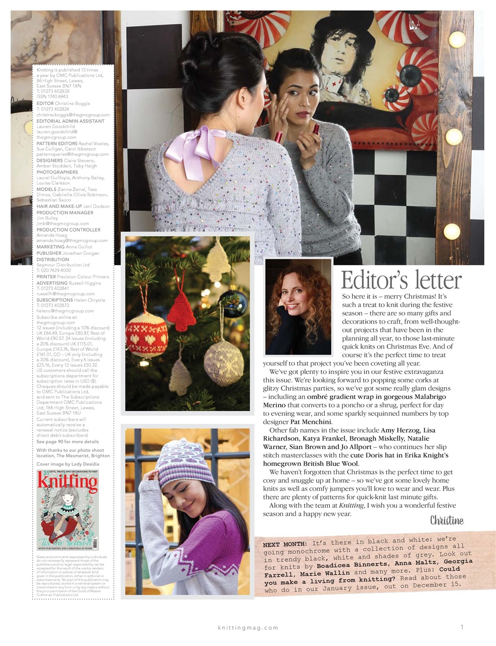 Knitting Preview Pages