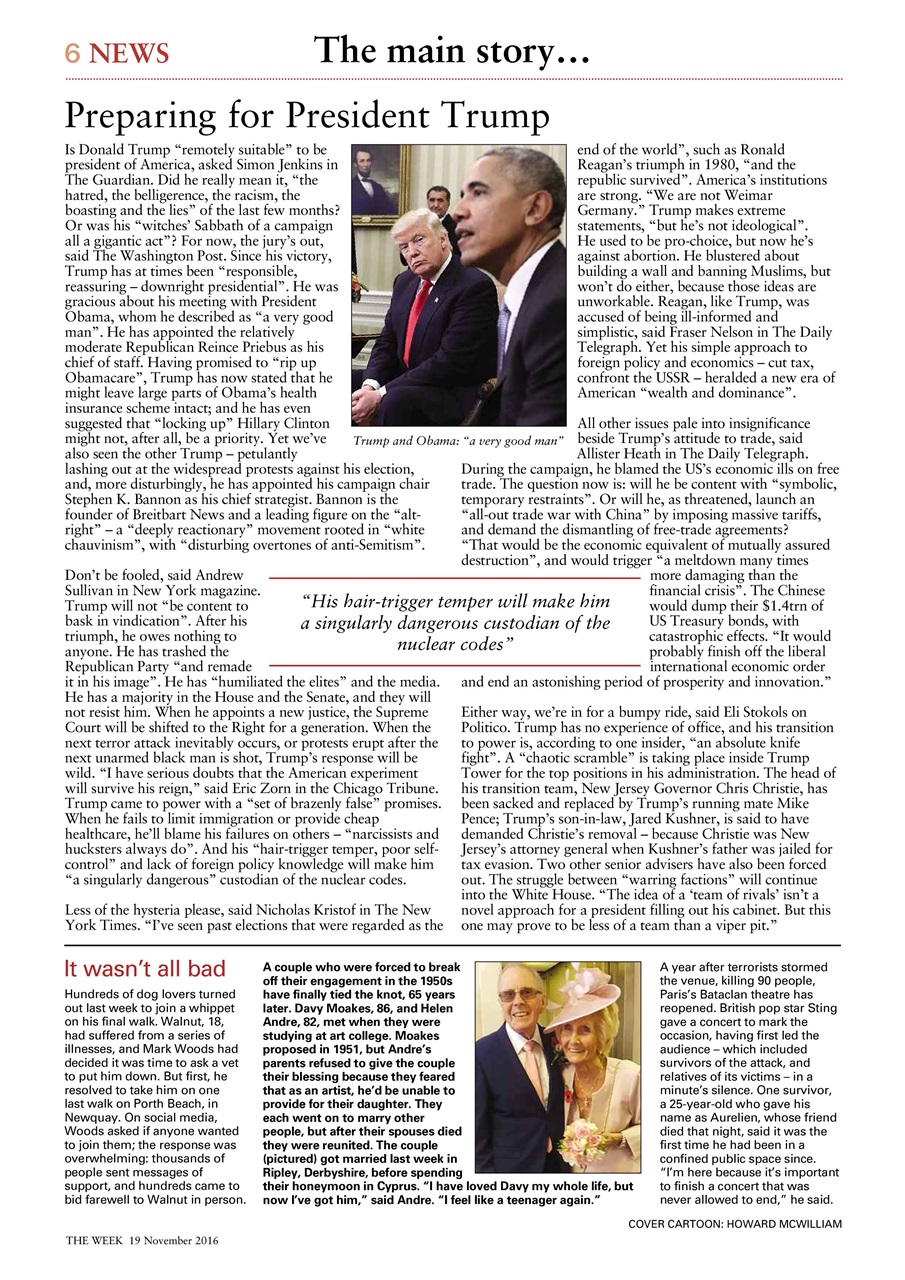 The Week Preview Pages