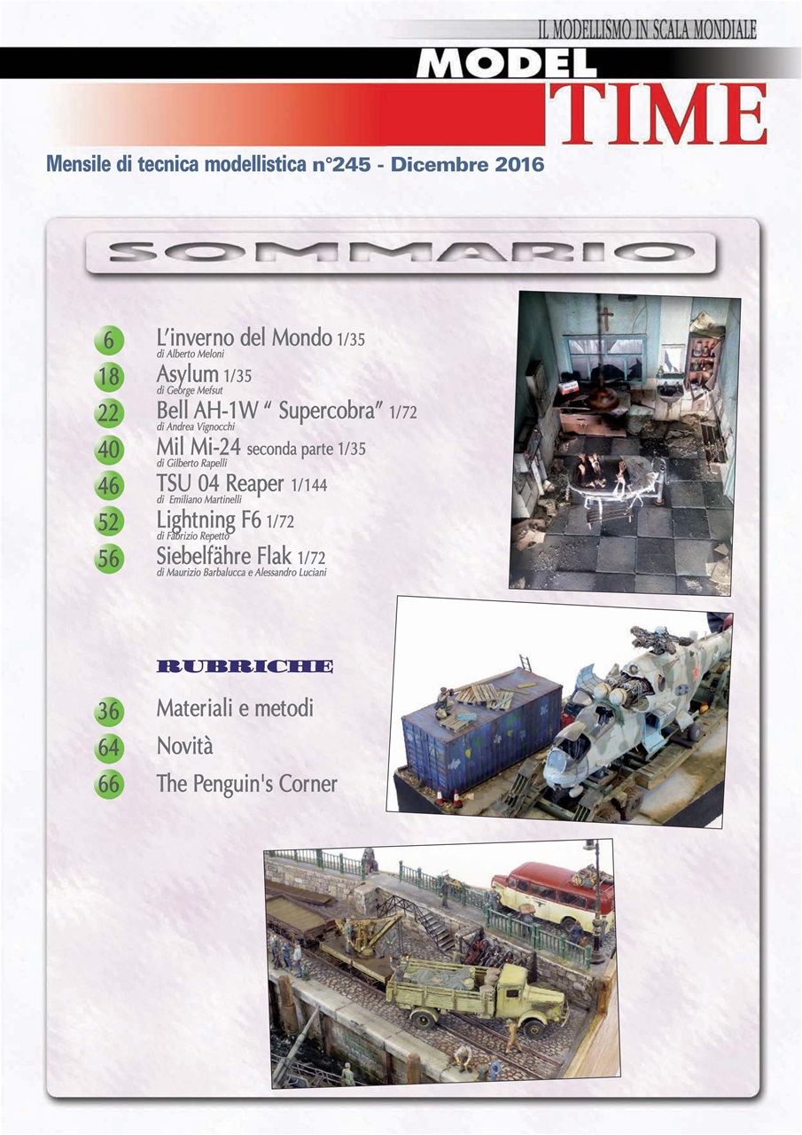 Model Time Preview Pages