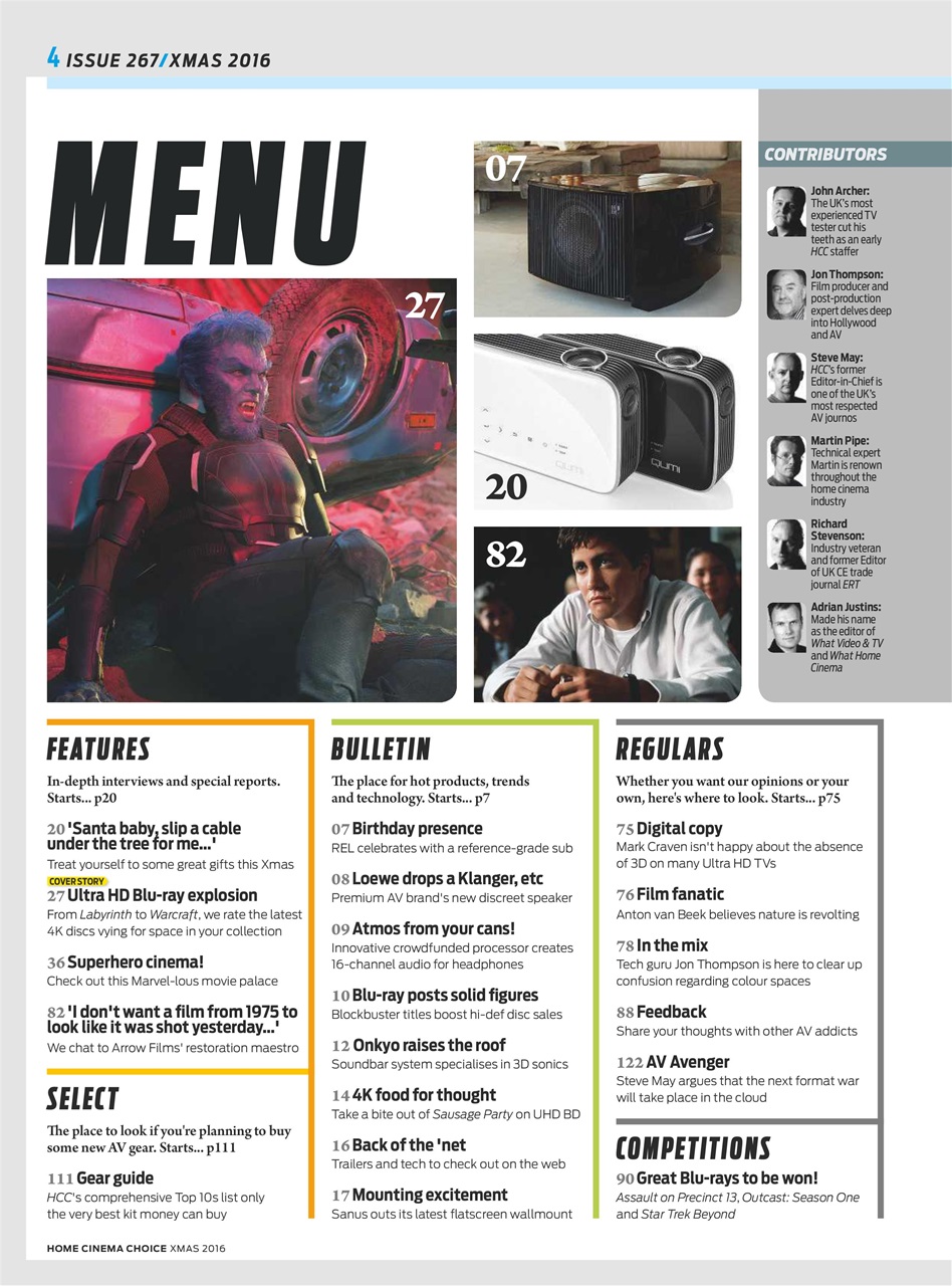 Home Cinema Choice Preview Pages