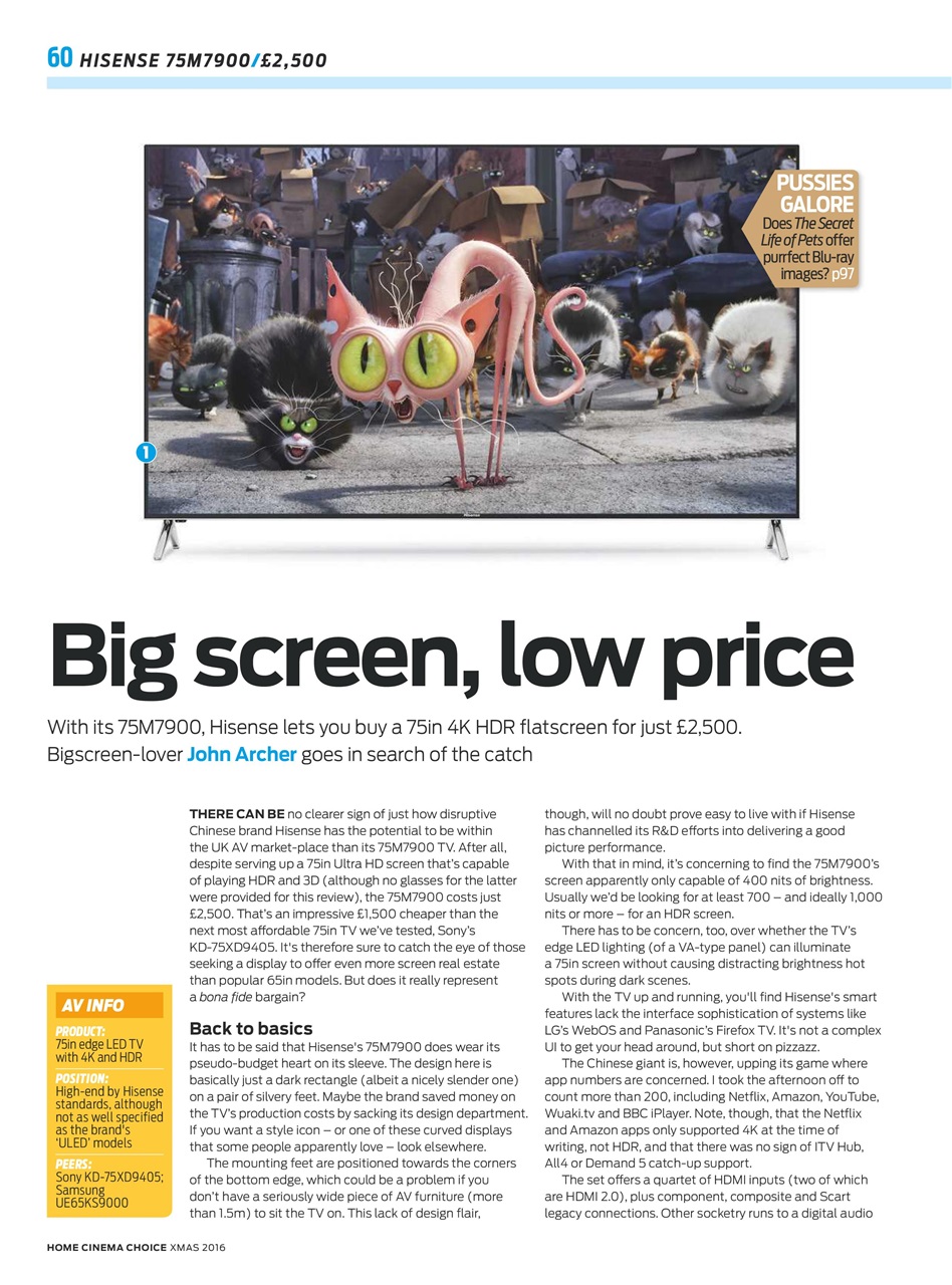Home Cinema Choice Preview Pages
