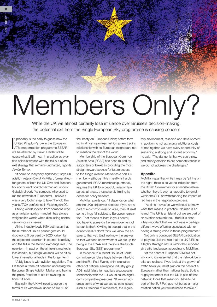 Air Traffic Management Preview Pages