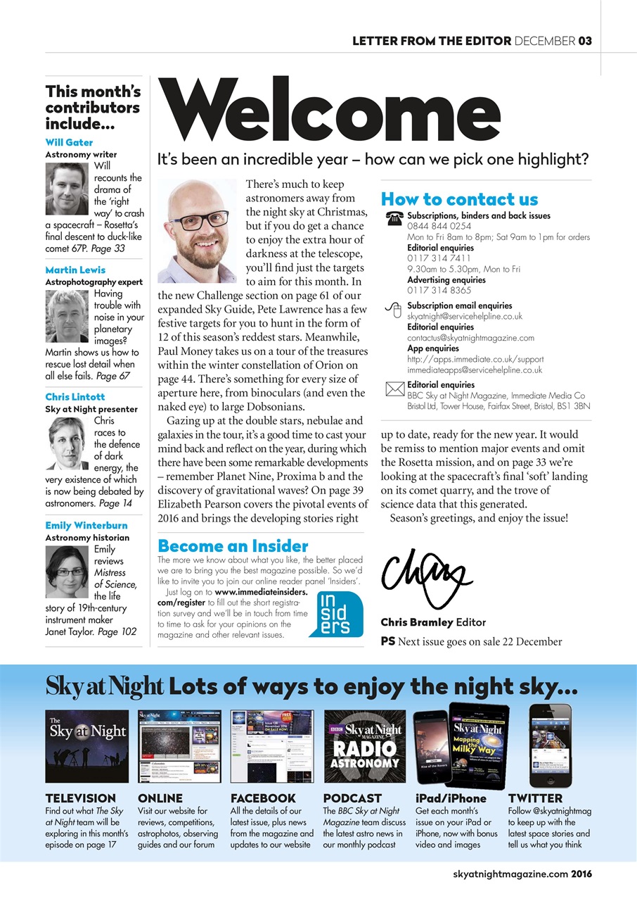 BBC Sky at Night Magazine Preview Pages